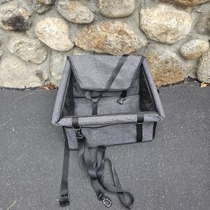 Gray Small Pet Car Carrier